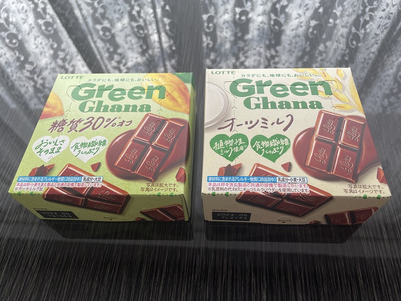 ロッテ「Green Ghana」オーツミルクと糖質30％オフ
